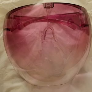 Face shield ombre purple
